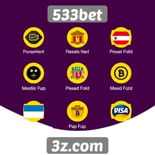 Métodos de pagamento aceitos no 533bet