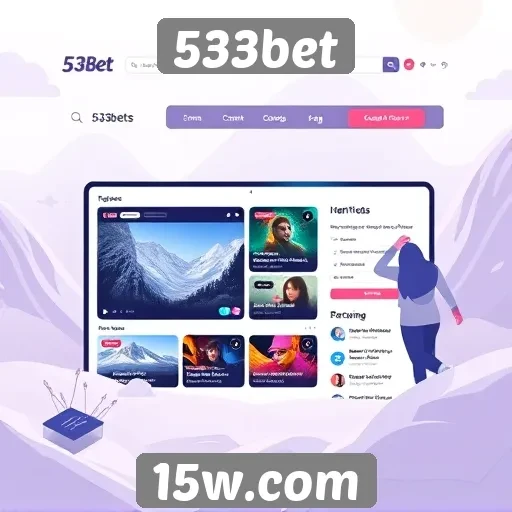 Análise da interface do usuário no site 533bet